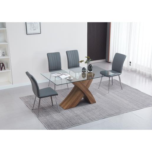 DUNCAN VID DINING SET. 4 PERS.