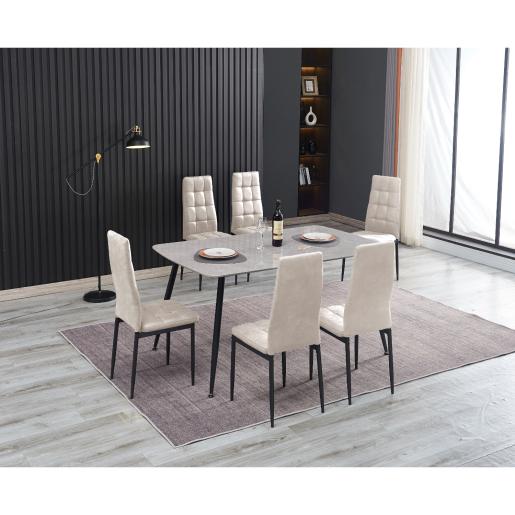 SANDER DINING SET FOR 6 PEOPLE