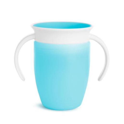 360° CUP - 7OZ WITH BLUE MUNCHKI HANDLES
