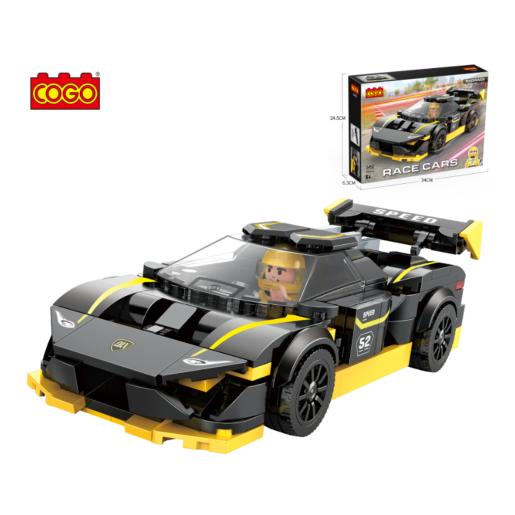 FIG. CAR CONST. BLOCK CARRE 282PCS NEG.