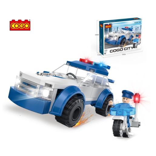 FIG. BLOCK. CONST. CAR/MOT. POL. 86PCS