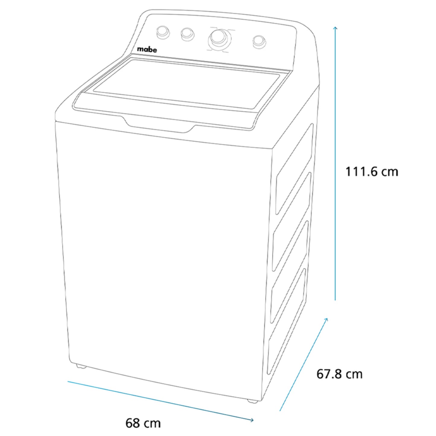 WASHER 24KG GE AQUA SAVER BL/NG