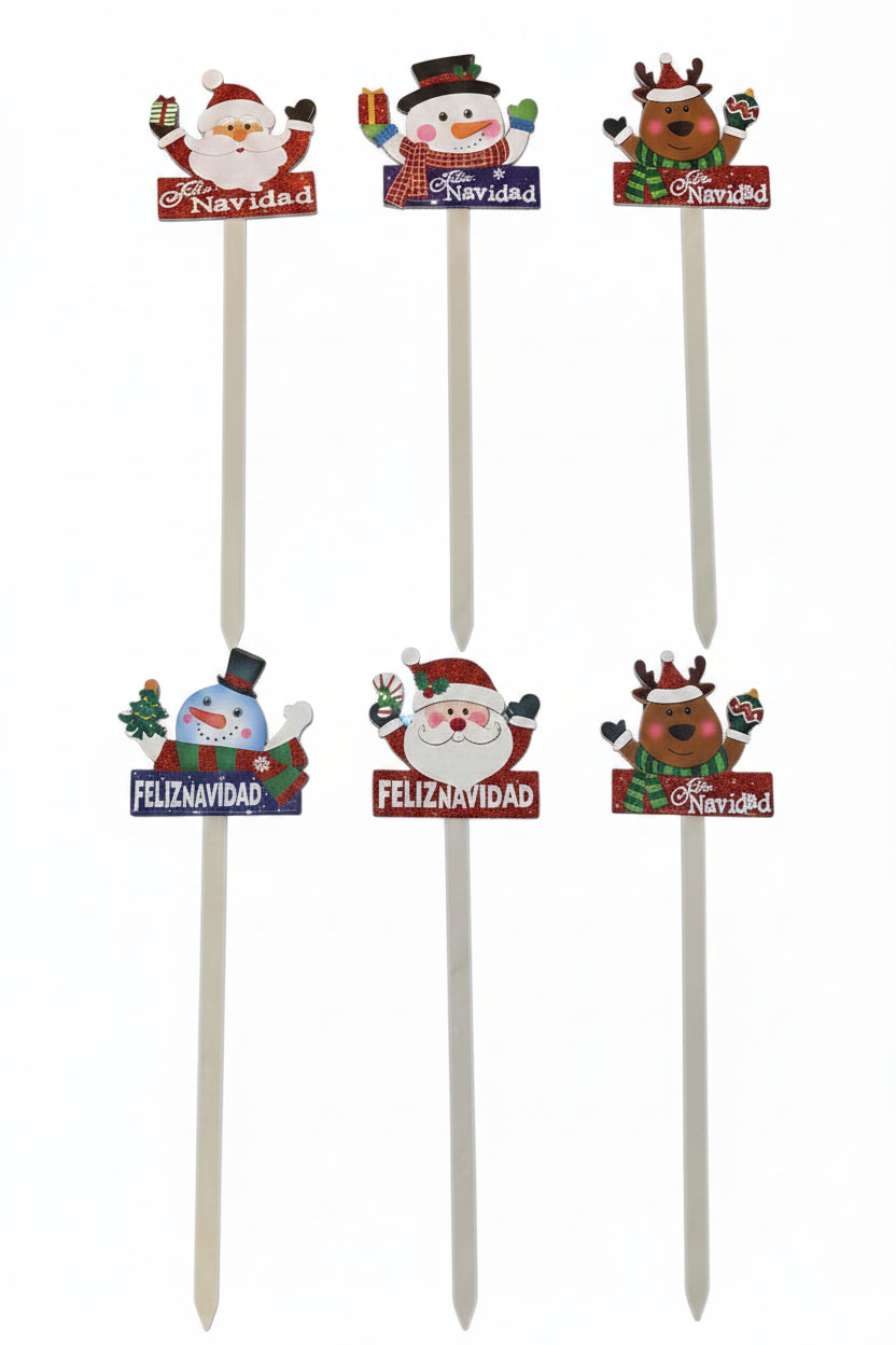 NAV. STAKES ASSORTED DESIGN 66X18CM