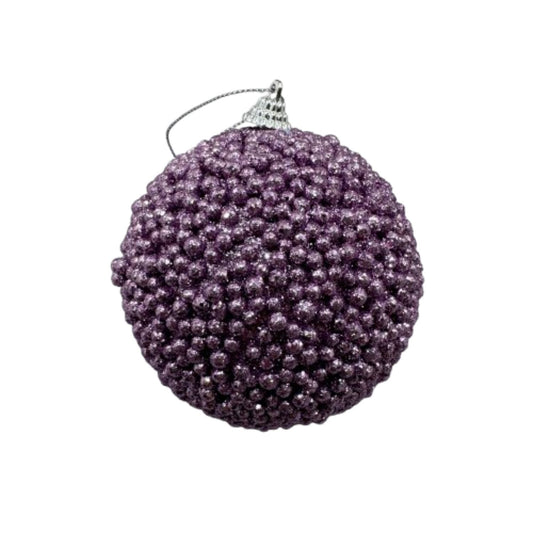 NAV. PELOTA SET2 10CM MORADO BRIL.