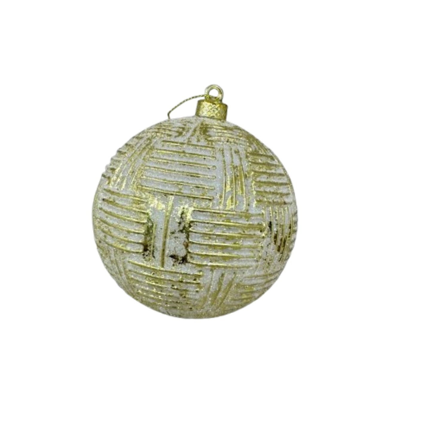 NAV. BALL SET2 10CM MATT GOLD