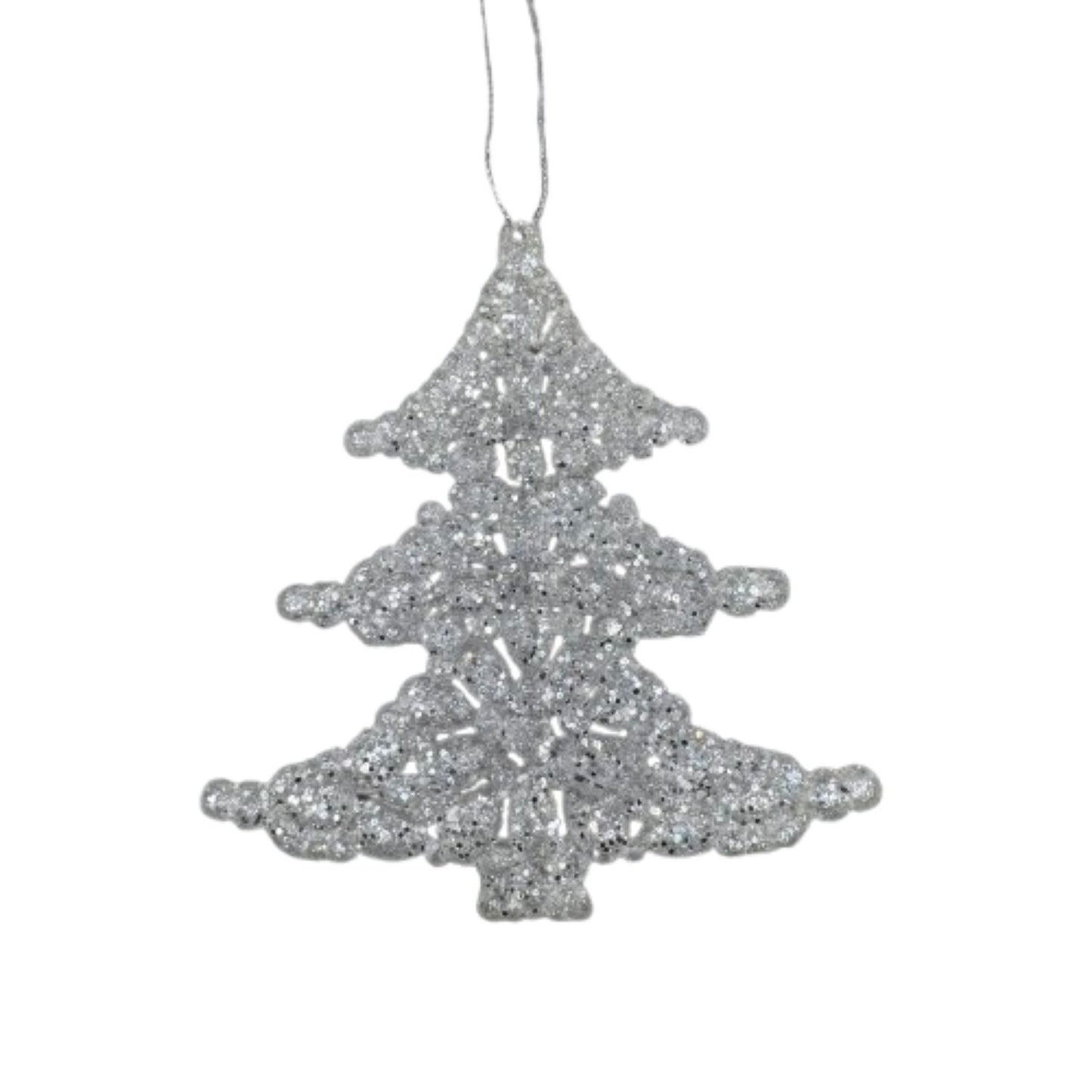 NAV. PENDANT 13CM CHRISTMAS TREE TRANS.