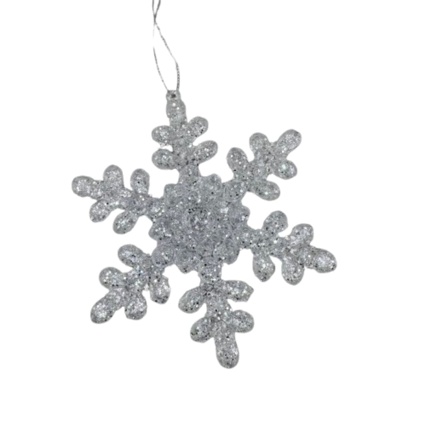 NAV. 13CM GLITTER CRYSTAL FLAKE PENDANT