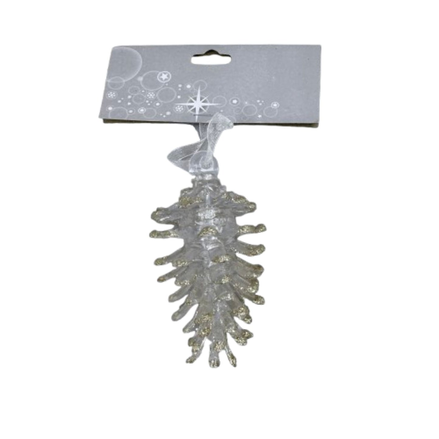 NAV. COLGANTE 9CM PINA DORADO