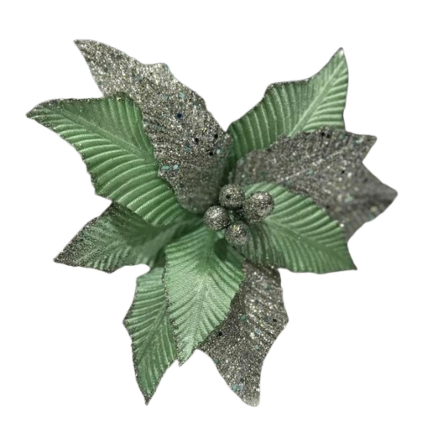 NAV. FLOR 23CM VERDE AQUA TEXTURA