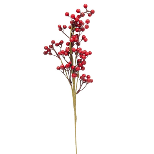 NAV. BRANCH 75CM CHERRY WITH BALLS
