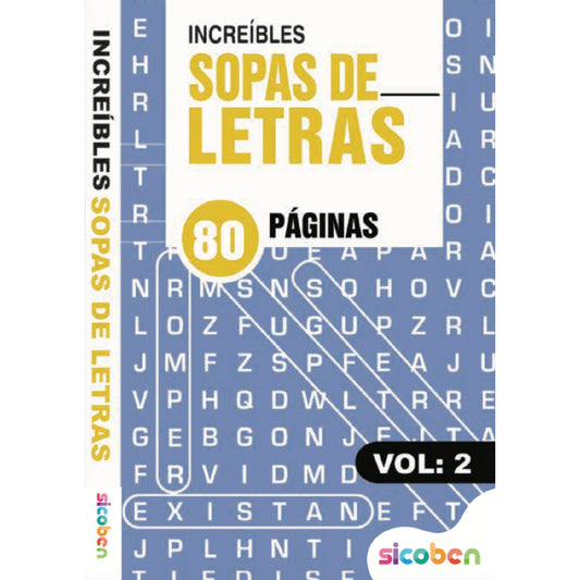 LIBRO ACTIV. INCREIBLES SOPAS DE LETRAS