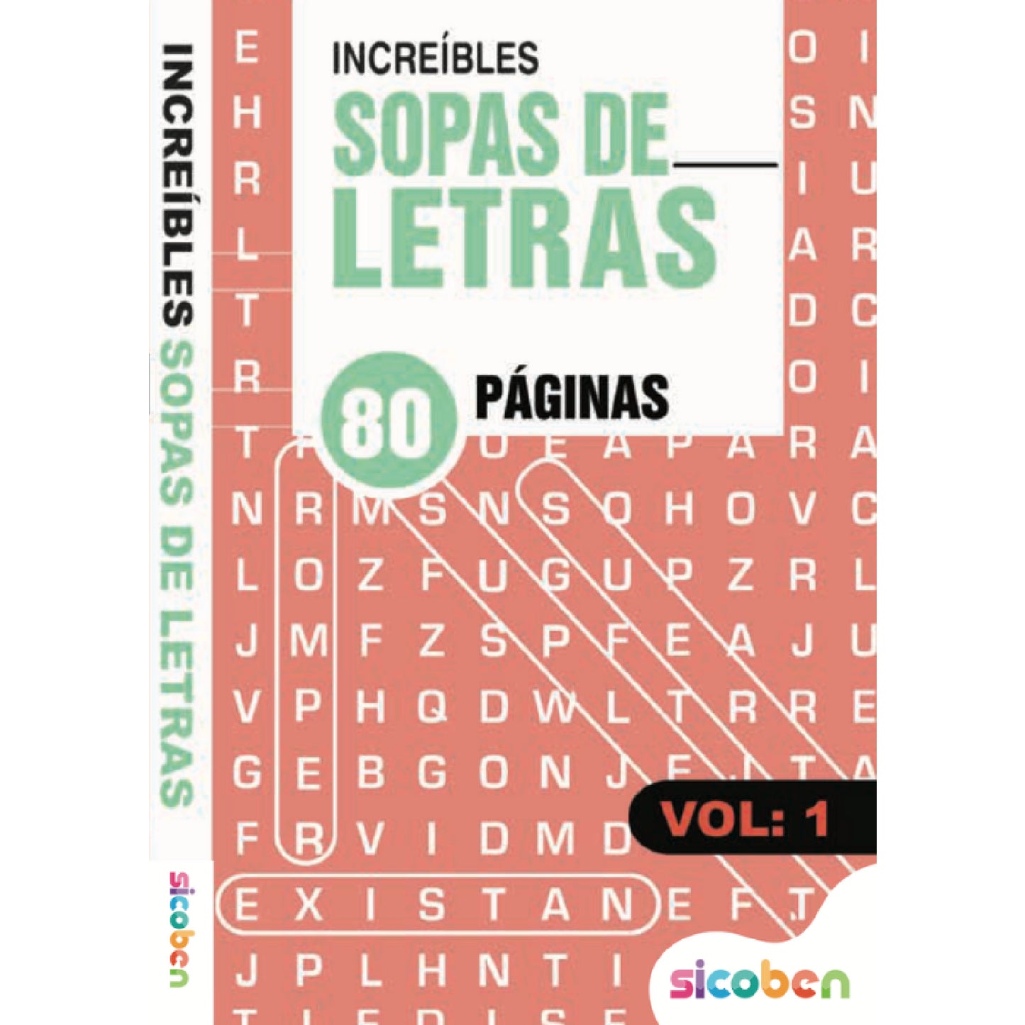 LIBRO ACTIV. INCREIBLES SOPAS DE LETRAS