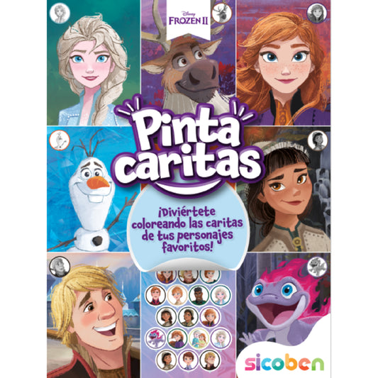 LIBRO COLOREAR PINTA CARITAS DISNEY SURT