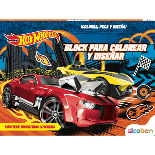 LIBRO TIPO BLOCK PARA COLOREAR MATTEL SURTIDO