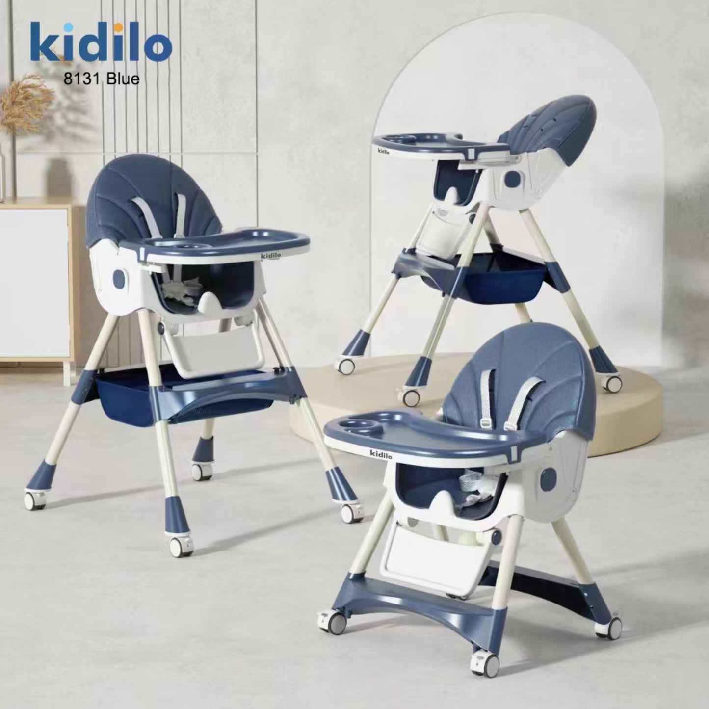 SILLA DCOMER AJUSTABLE AZUL KIDILO