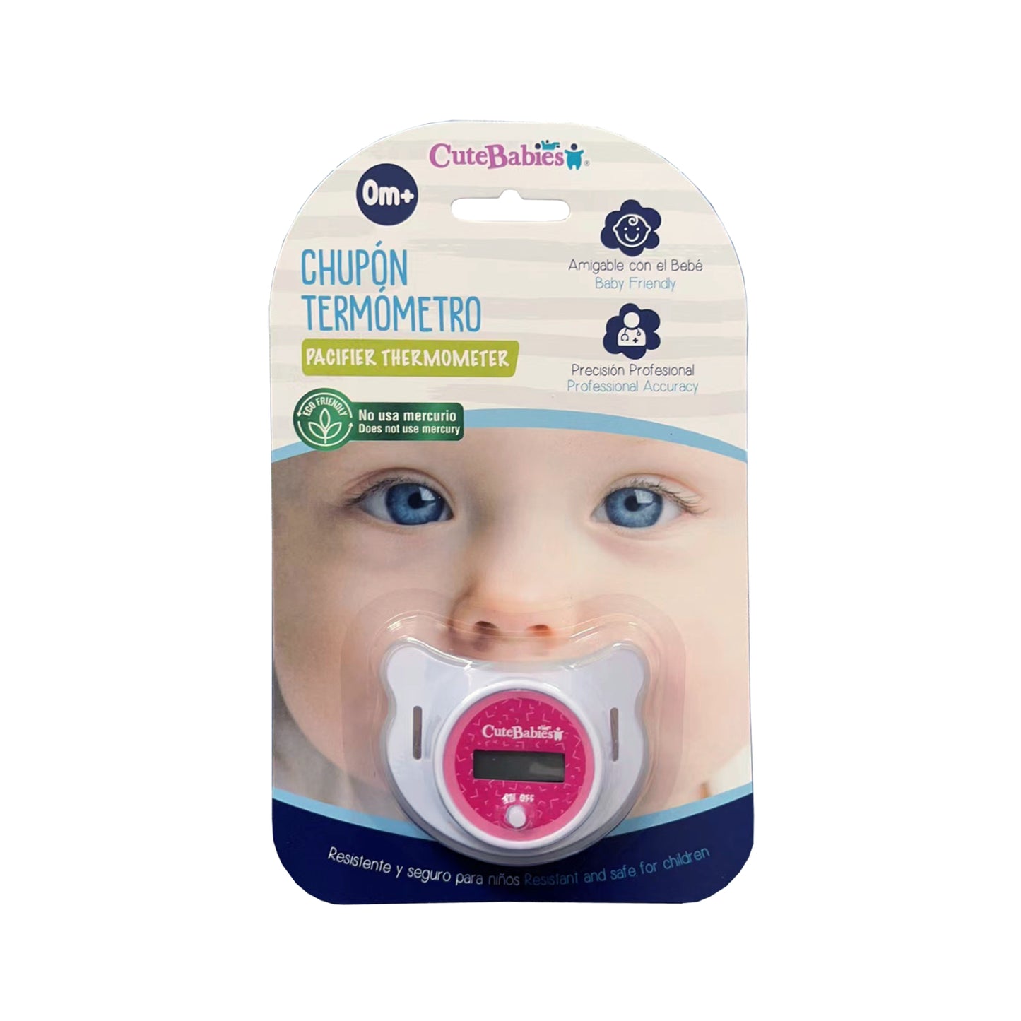 CHUPON TERMOMETRO P/BEBE SURT.