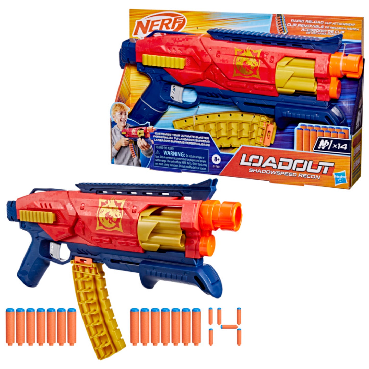 NERF LANZADOR SHADOWSPEED