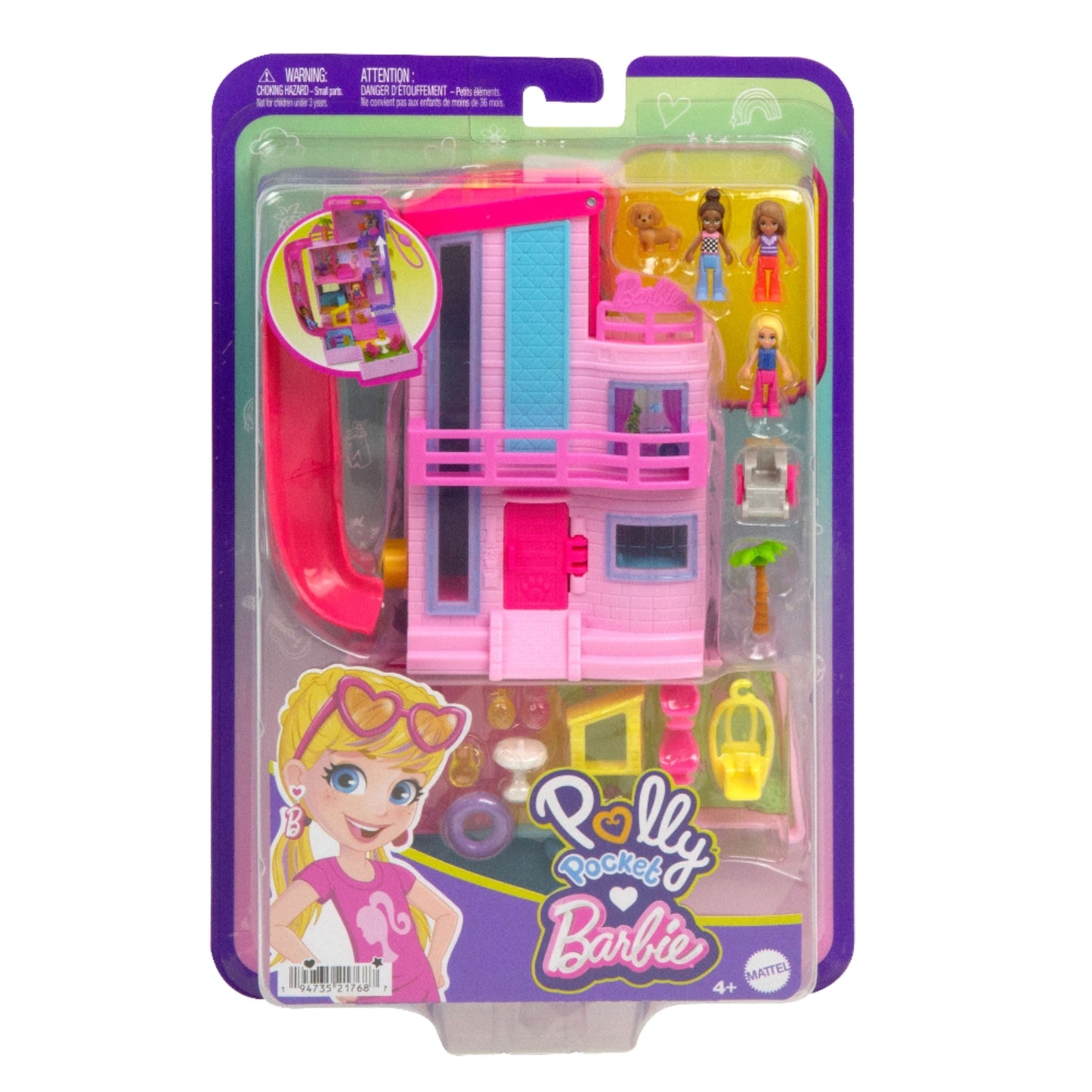POLLY POCKET COMPACTO BARBIE