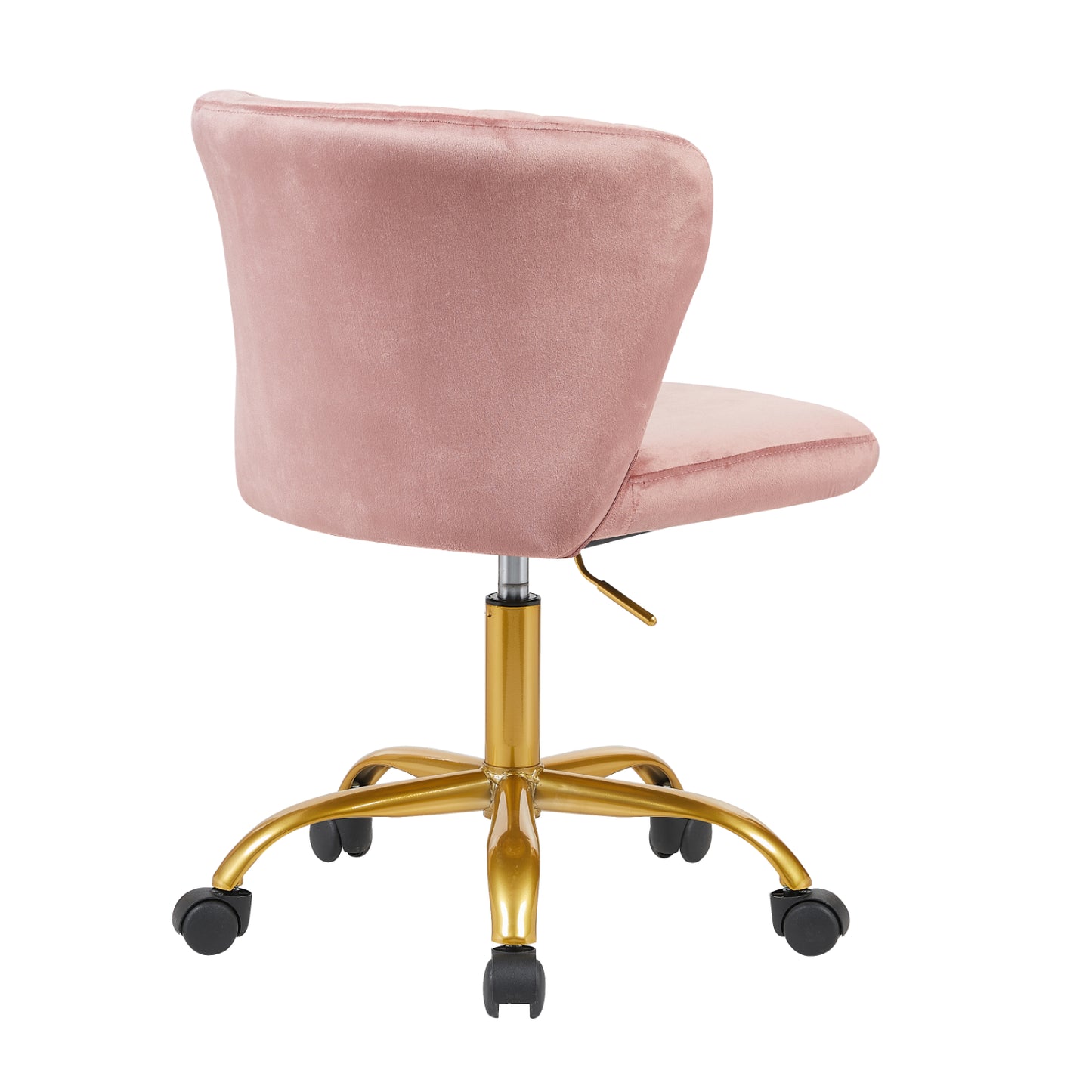 Silla de Oficina Ergonómica sin Brazos Color Rosa 25TWO-04