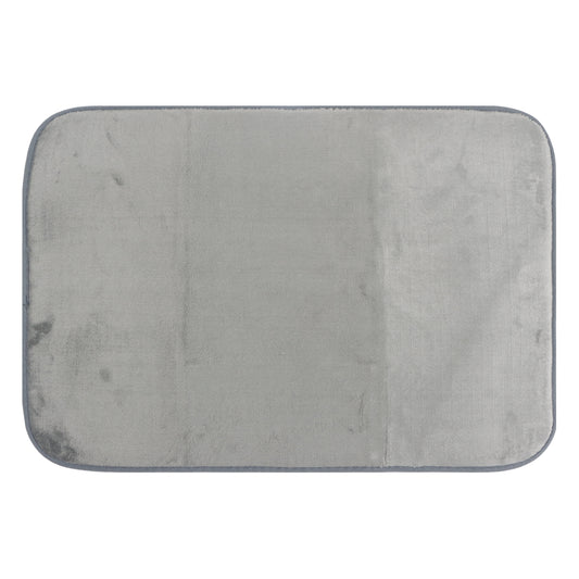Set de Baño Modernhouse: Cortina 100% PEVA + Alfombra Gris – 2 Pzs