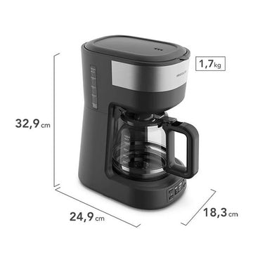 Cafetera Frigidaire FCM25 1.2L con Jarra de Vidrio, Timer y Display Digital