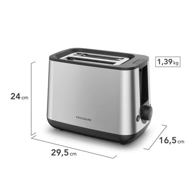 TOSTADORA 2 REBANADAS ACERO