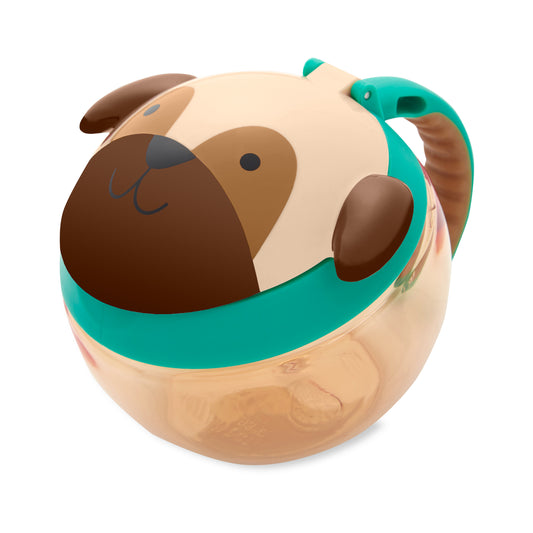 Vaso para Snacks Skip Hop Zoo Pug - Antiderrames | Modelo 9L510610