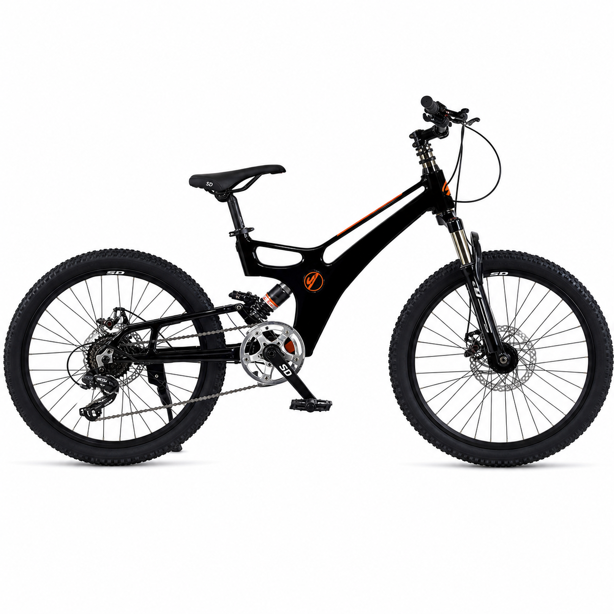 Bicicleta Forza Aro 20" Doble Suspensión Negra SDL-33PN
