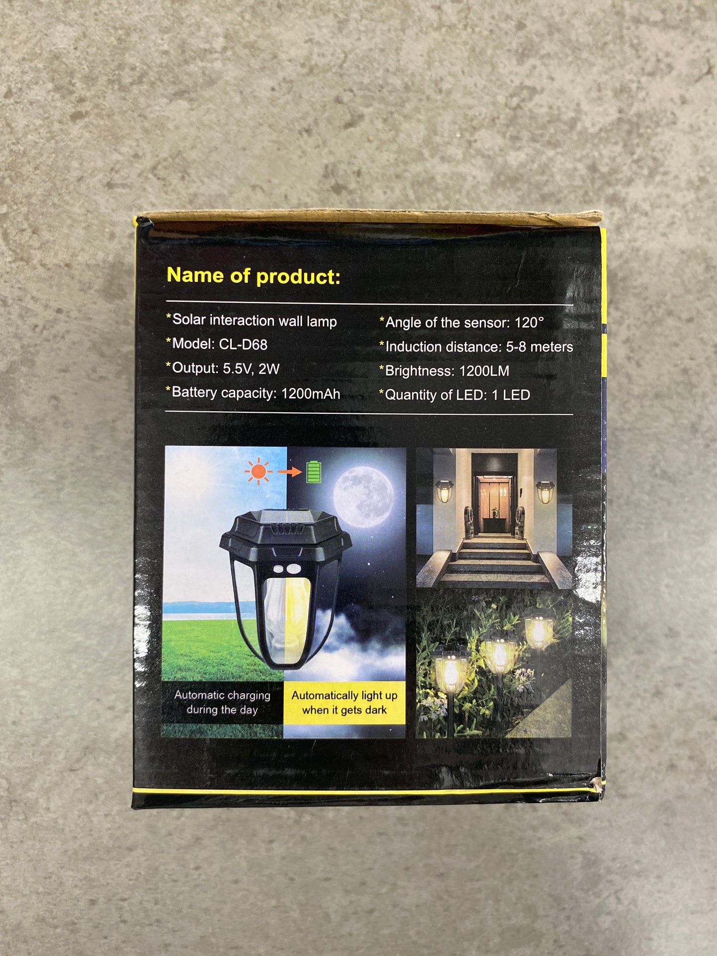 LÁMPARA LUZ SOLAR CC-1236