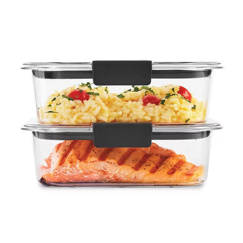Set 2 Recipientes Rubbermaid 0.7L (3.2 Tazas) con Tapa Hermética