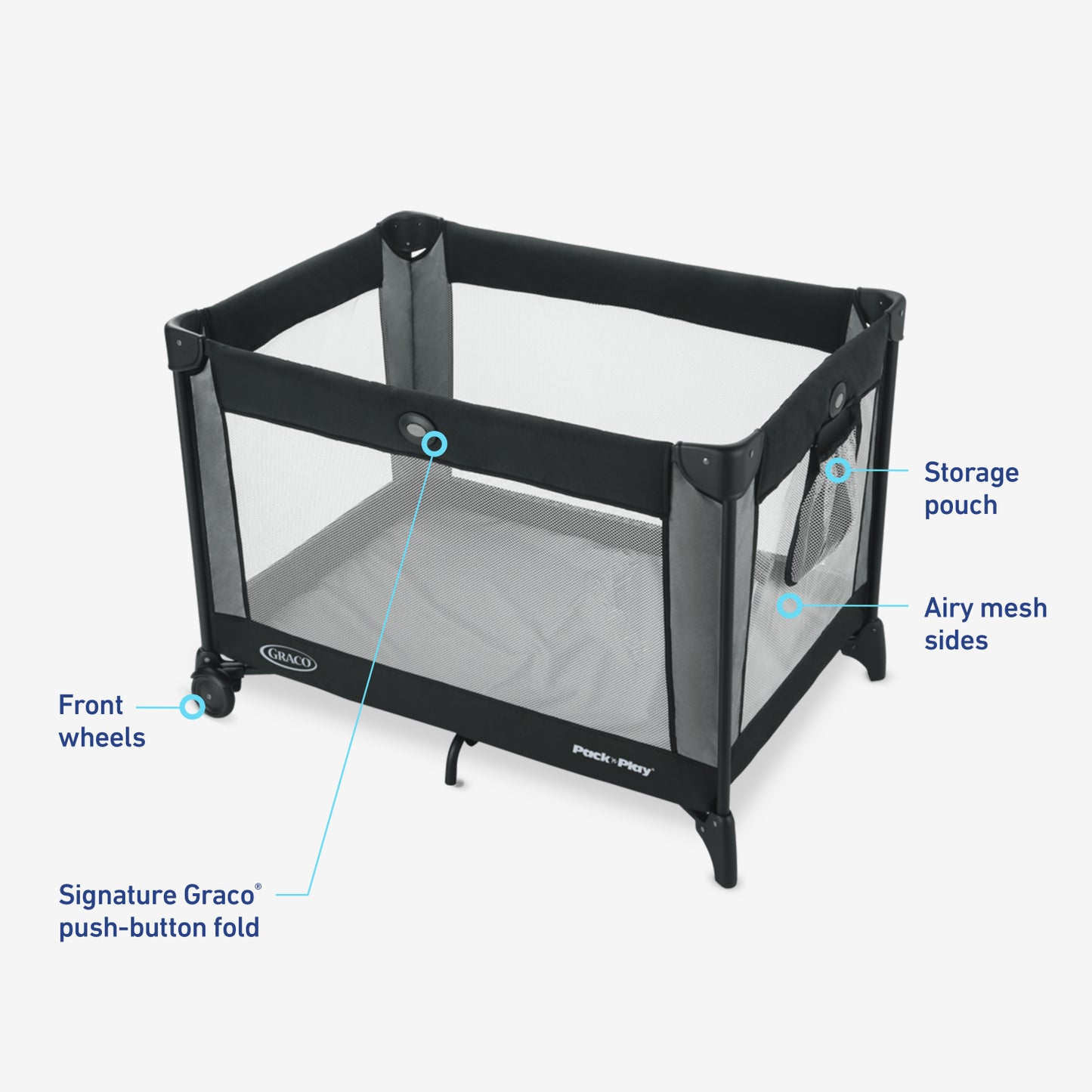 Corral Cuna Graco Pack 'n Play Base Kolb 2164118