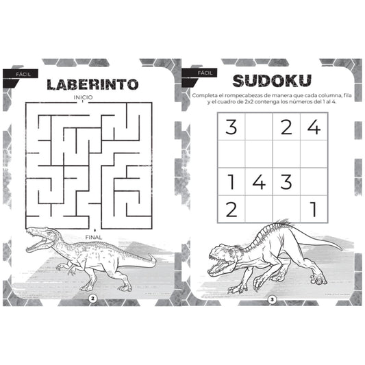 LIBRO DACTIVIDADES 24PAGS JURASSIC W S