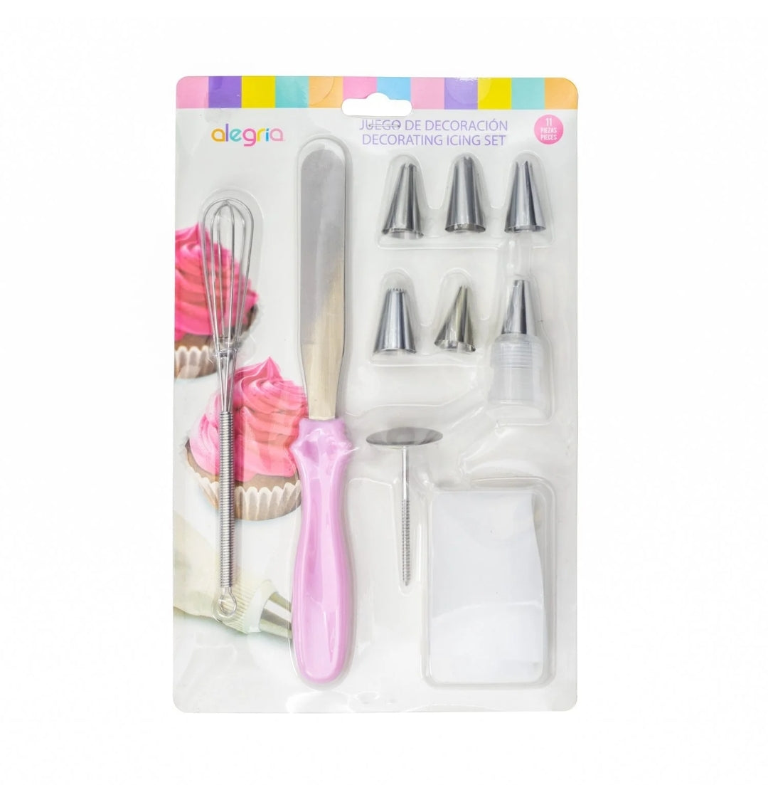 Pastry Bag Set with Spatula and Whisk