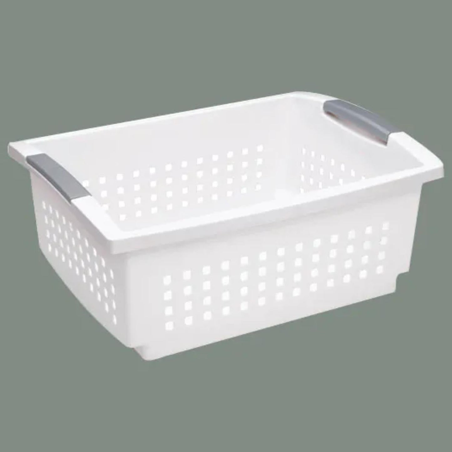 CANASTA RECT. 23.5X7.5X6CM BLANCO