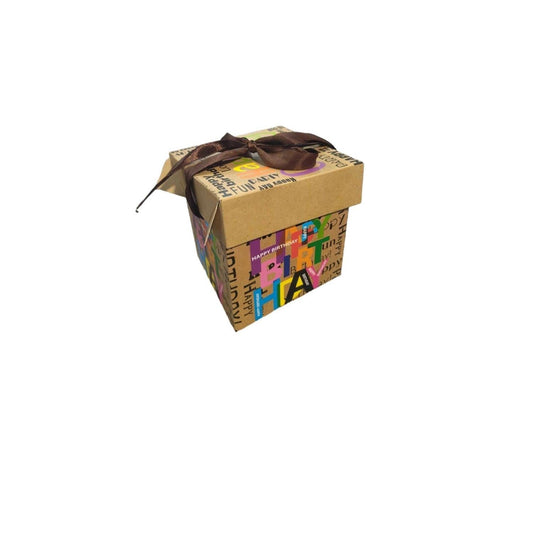 HAPPY BDAY GIFT BOX 10X10X10CM