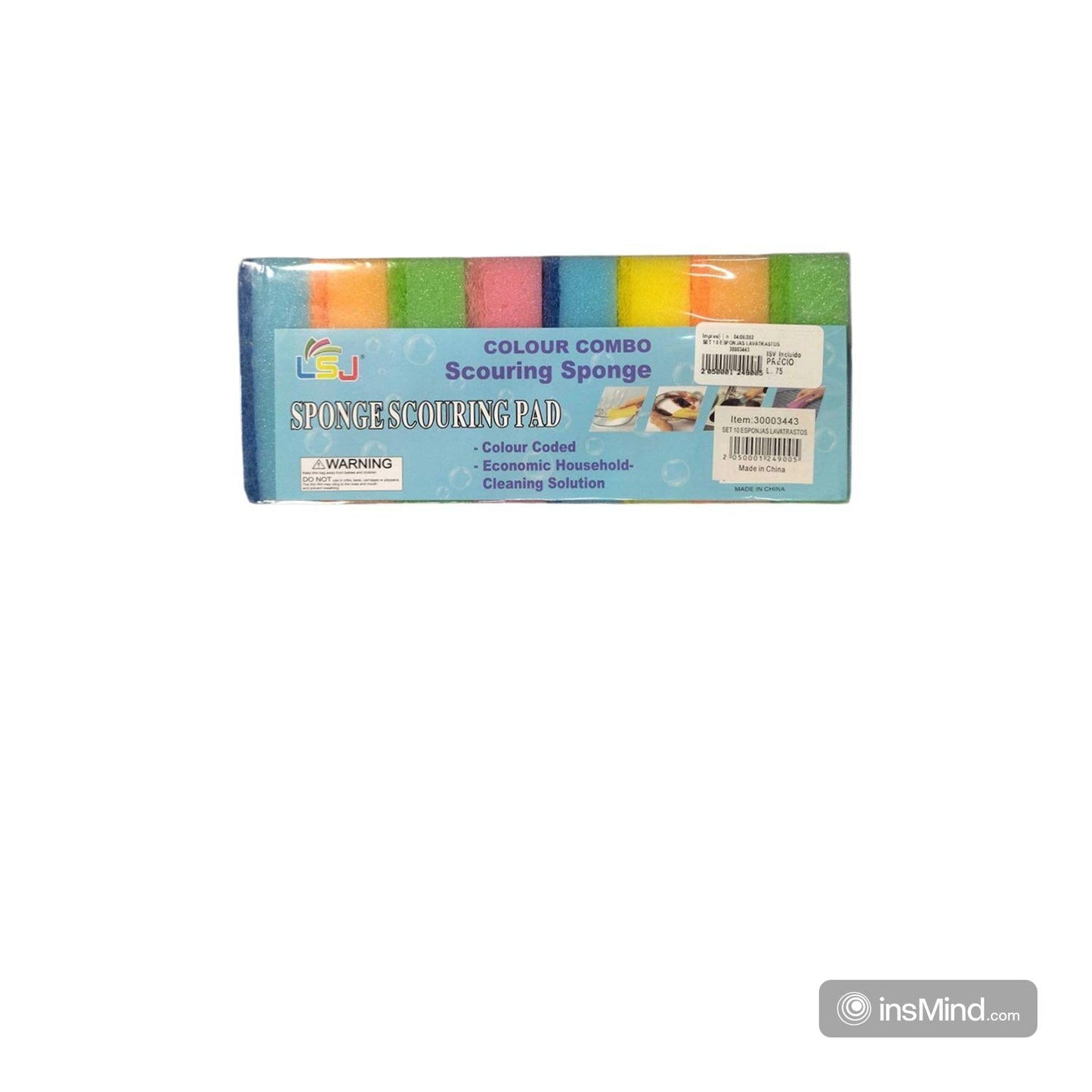 SET OF 10 DISHWASHING SPONGES