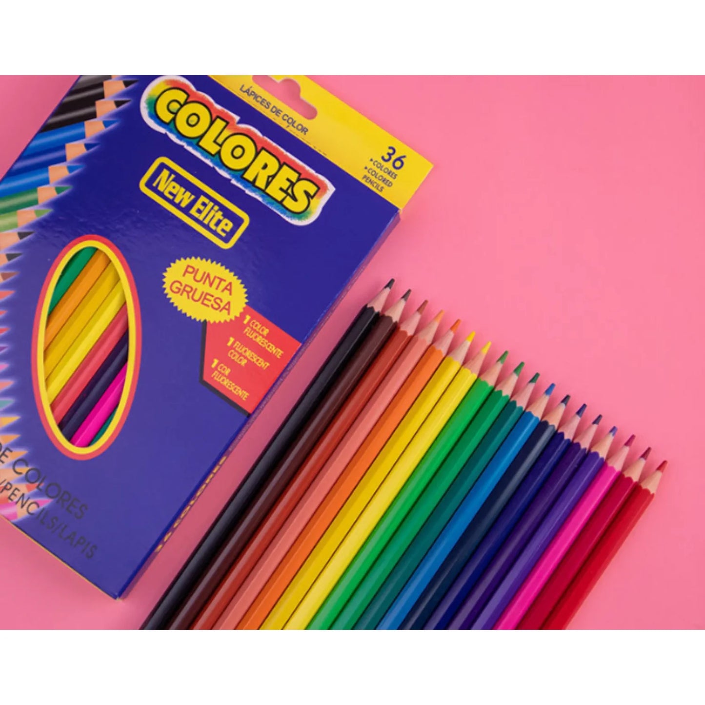 Caja de Lápices de Color 12 Pzs Surtida