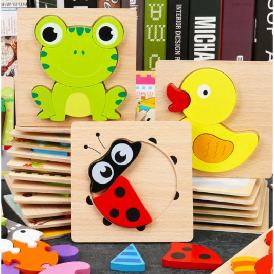 Assorted Wooden Puzzles