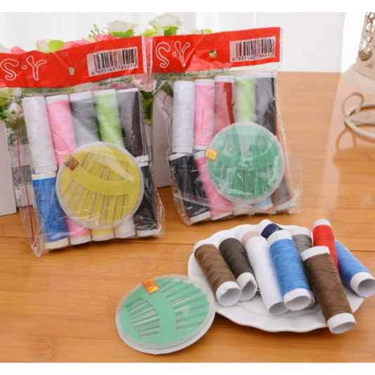 Set of 10 Rolls of Assorted Thread.