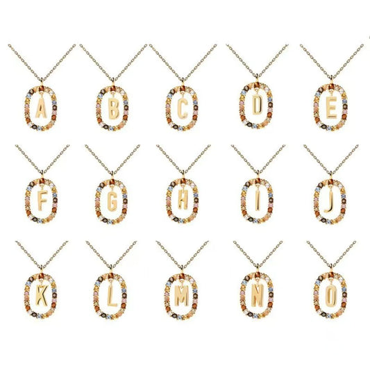 Necklace Pendant D/Letter Assortment