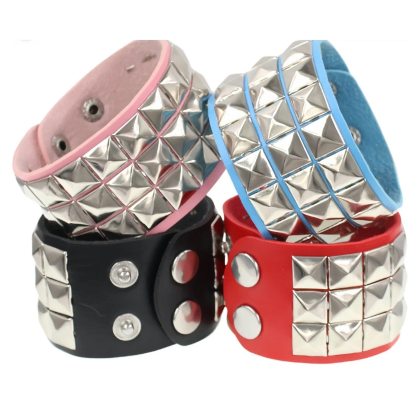 Pulsera Estilo Punk Surt. Tamaños
