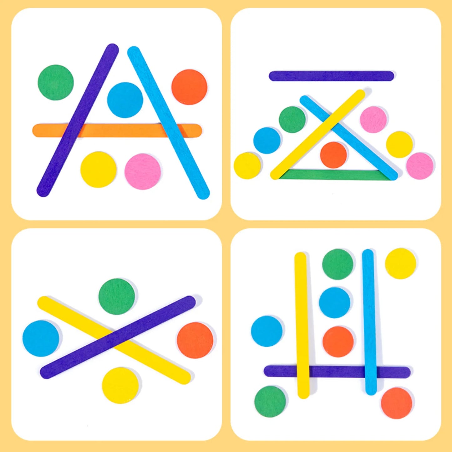Juego Didactico D/Patrones Palitos