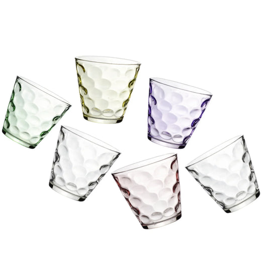 Set 6 Vasos D/Vidrio 180Ml