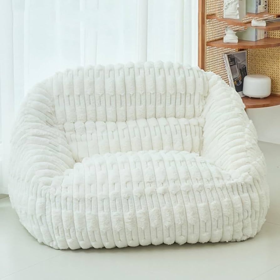 Sillón de Compresión SXBCyan J514-47 100x100x70 cm Blanco Lavable con Relleno de Poliestireno