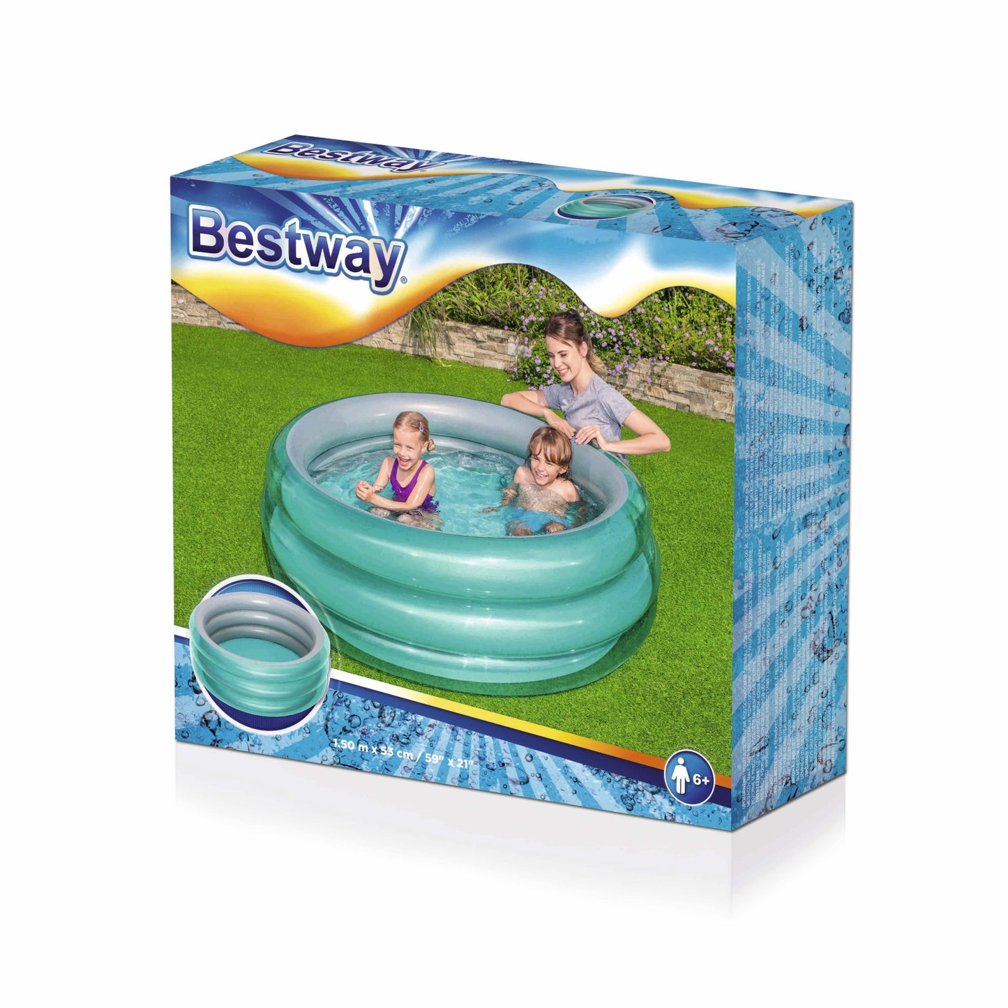 PISCINA INFLABLE 3 RINES 59X21