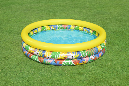 INFLATABLE POOL FOR CHILDREN 1.68X0.38M FLOWER