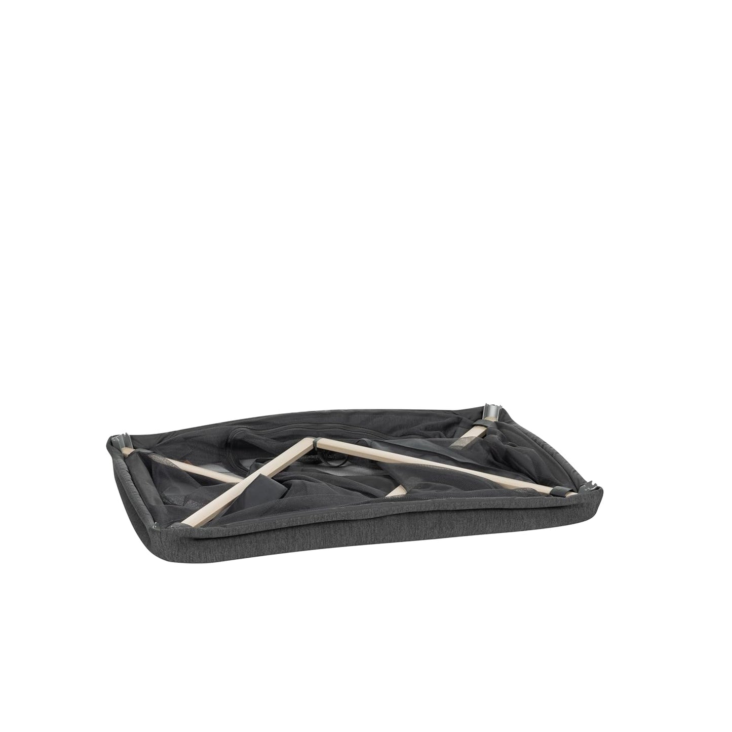 Corral plegable gris MAXI COSI, vista superior, ideal para interiores y exteriores