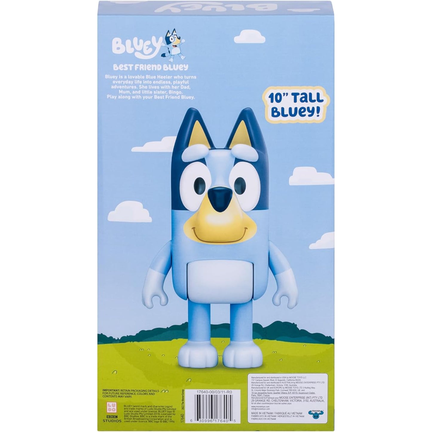 BLUEY MEJOR AMIGO FIG. BASICA 10" S10