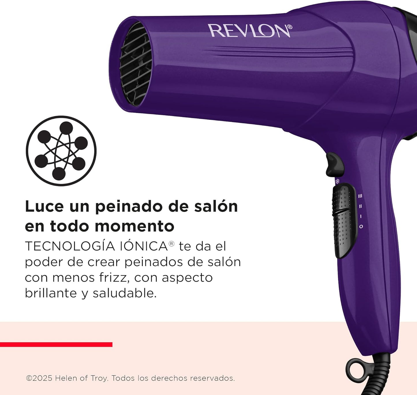 Combo Revlon Control Frizz: Secadora 1875W + Plancha Cerámica 1"