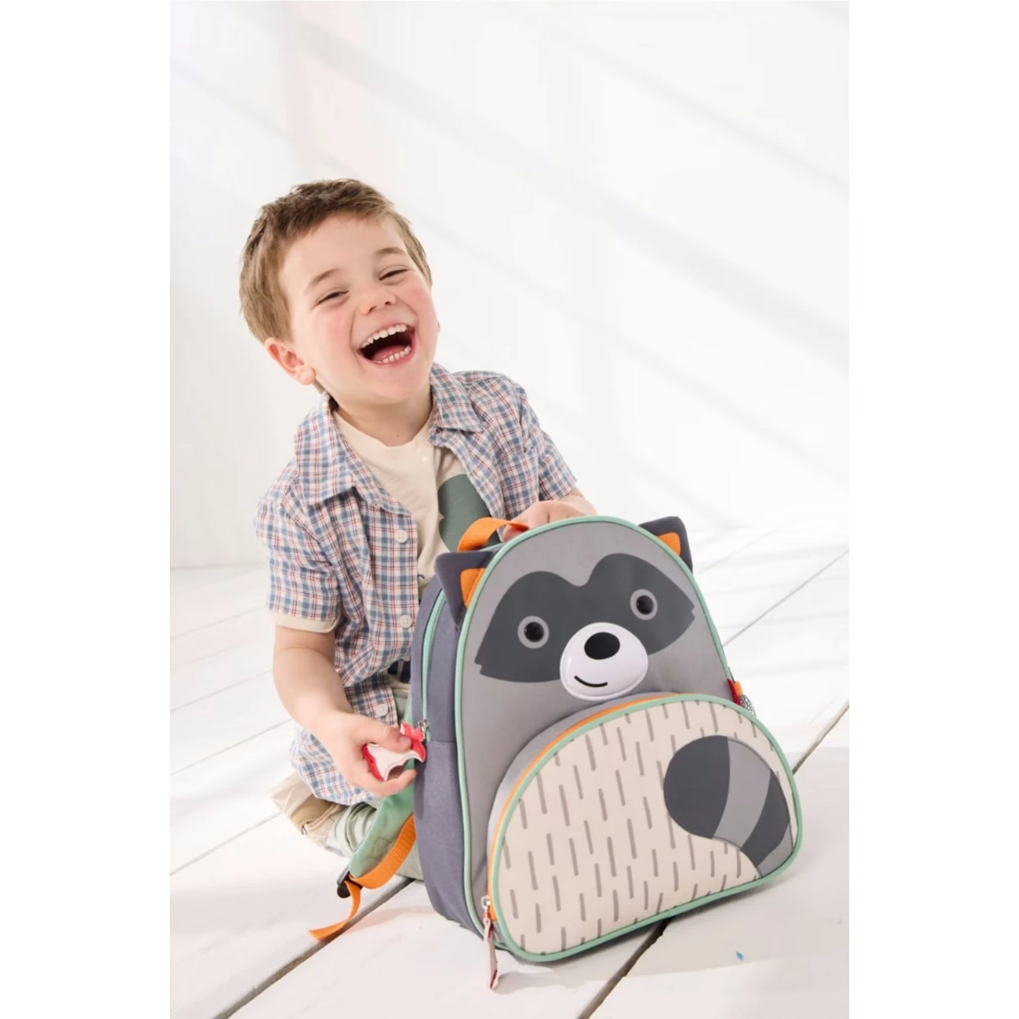 Mochila Infantil Skip Hop Zoo Raccoon para Preescolar 9Q335710